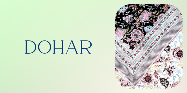 handblock print dohar