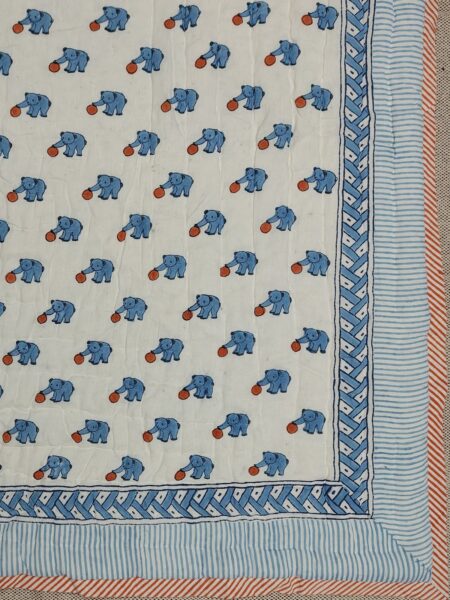 Polar Bear Handblock Quilt