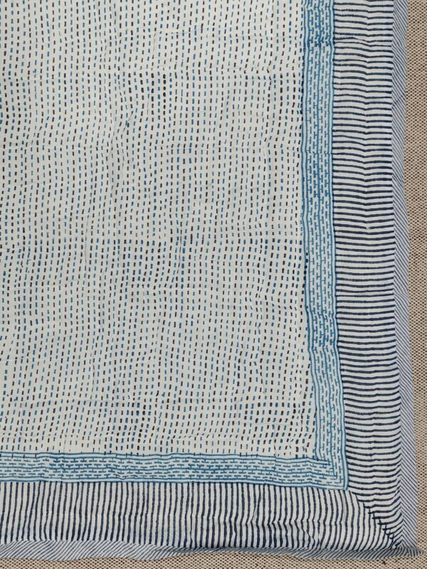 Yellow Butterfly Handblock Quilt